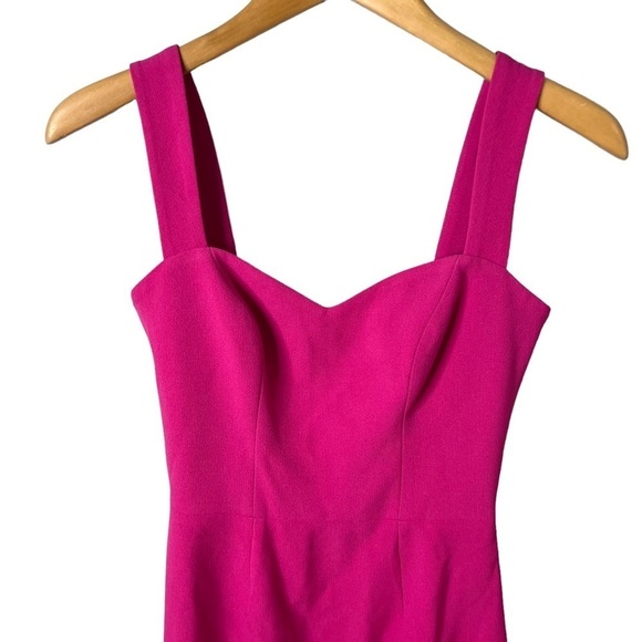 Dress The Population Nicole Sweetheart Neck Sheath Dress Fuchsia Size XXS - Picture 3 of 10
